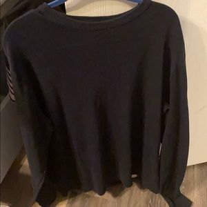 Express, navy, large, long sleeve shirt/sweater